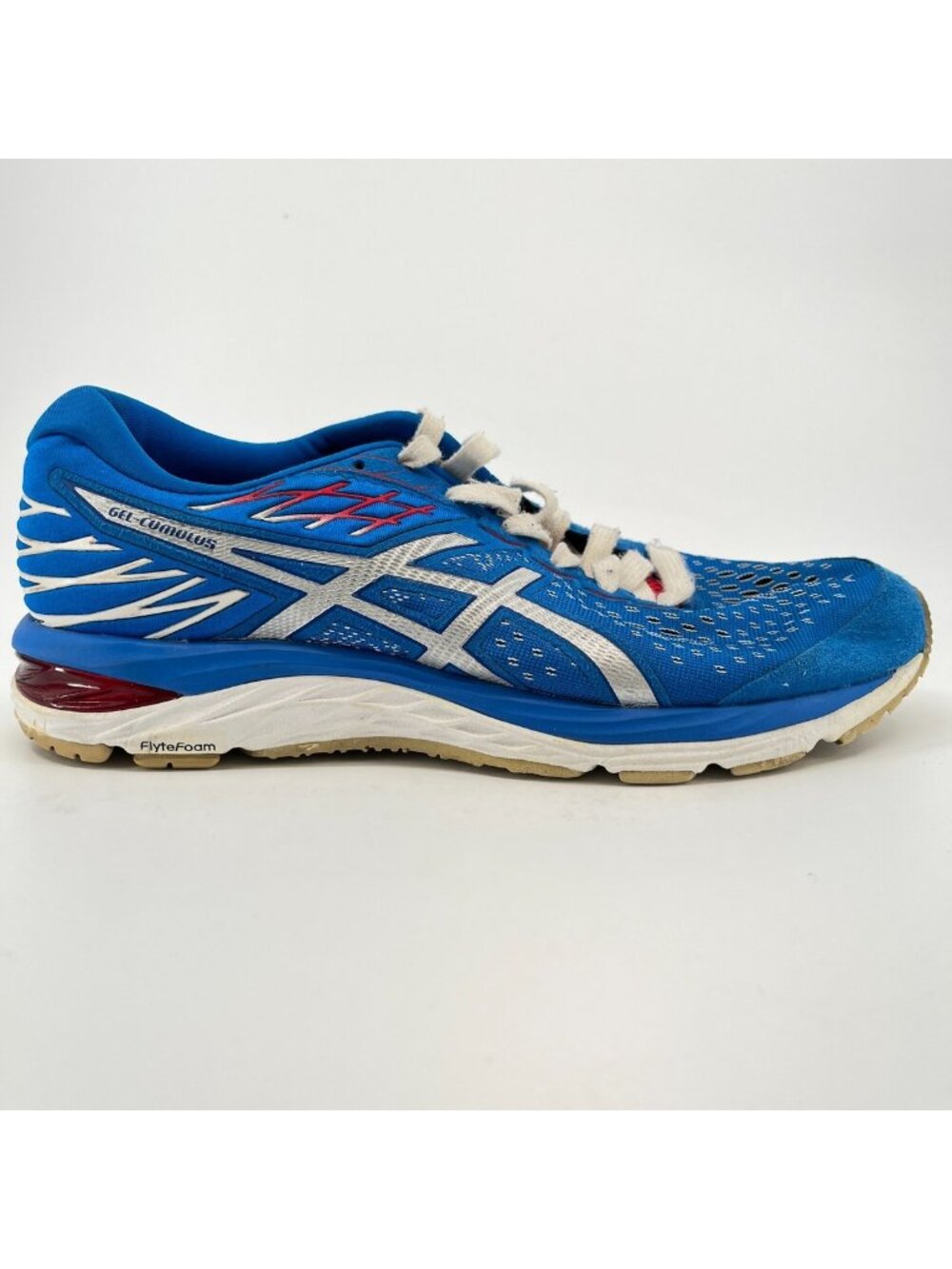 Asics Gel Cumulus 21 Womens Size 9 Blue White Athletic Running Shoes Sneakers